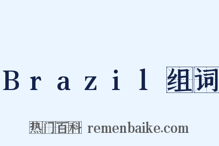 Brazil组词是什么意思的图片
